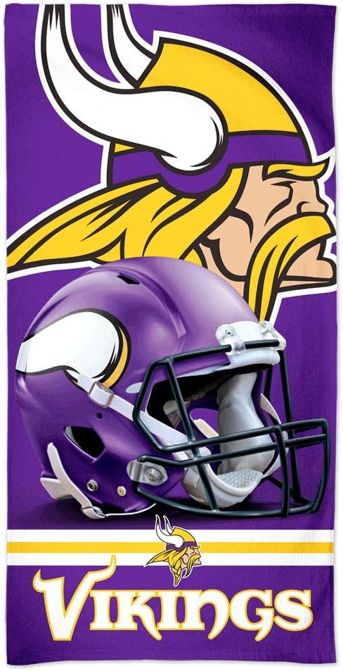 Wincraft NFL Minnesota Vikings 3D Strandtuch 150x75cm