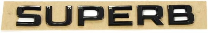 Superb Schriftzug schwarz Emblem Buchstaben Blackline Logo
