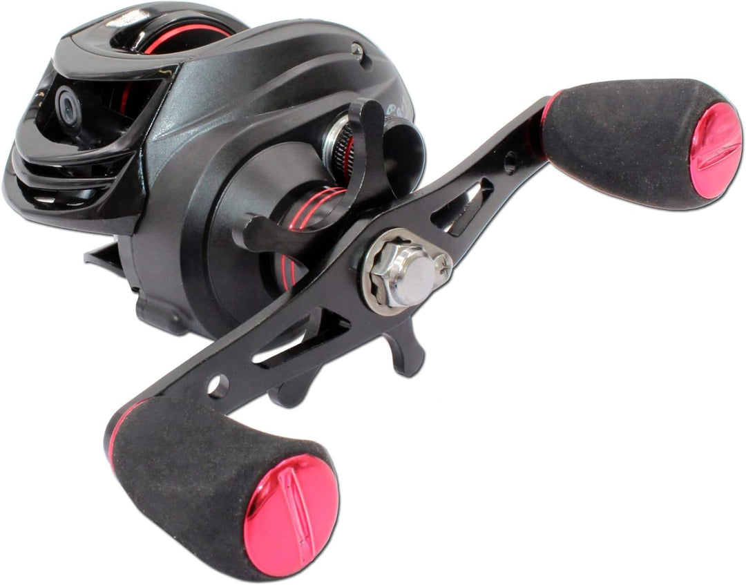 Angel-Berger Wild Devil Baits Baitcast Multirolle Devil Cast LH 100 Multirollen