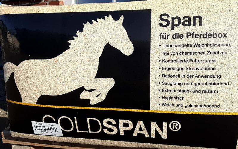 Goldspan 22 kg Sägespäne fein Späne