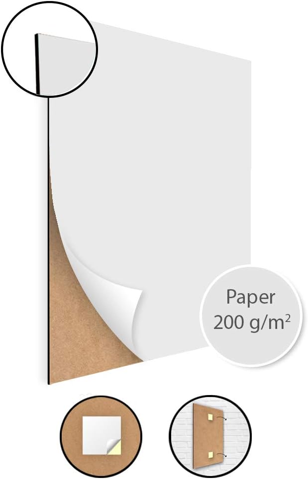 Feeby Bild Kunstdruck XXL Moderne Wandpaneele 3D Tier Wolf Violett 100x70 cm Wandpaneele 100x70 cm V