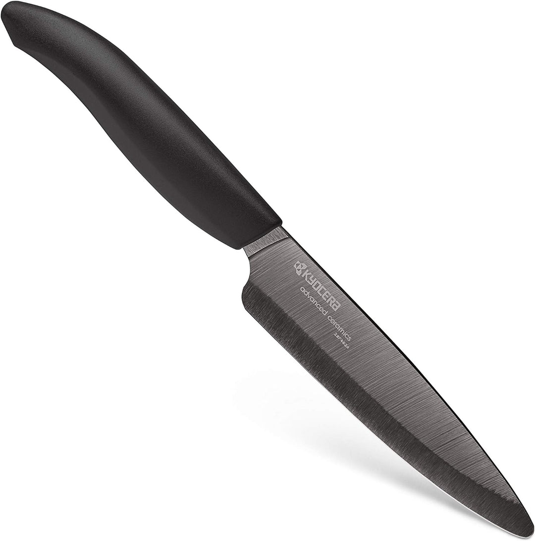 KYOCERA Gemüsemesser/Obstmesser Ergonomic Style - Black Blade, 11 cm (H.Nr. FK-110BK-BK)