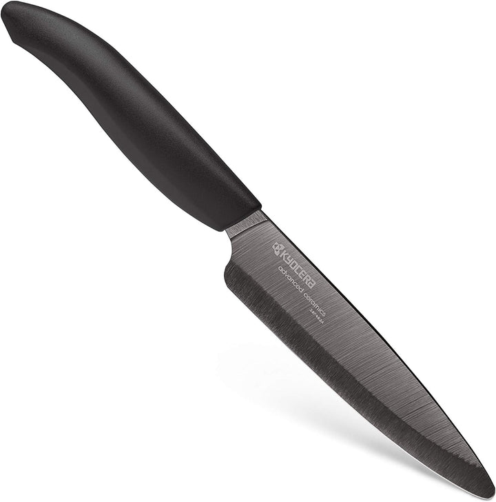 KYOCERA Gemüsemesser/Obstmesser Ergonomic Style - Black Blade, 11 cm (H.Nr. FK-110BK-BK)