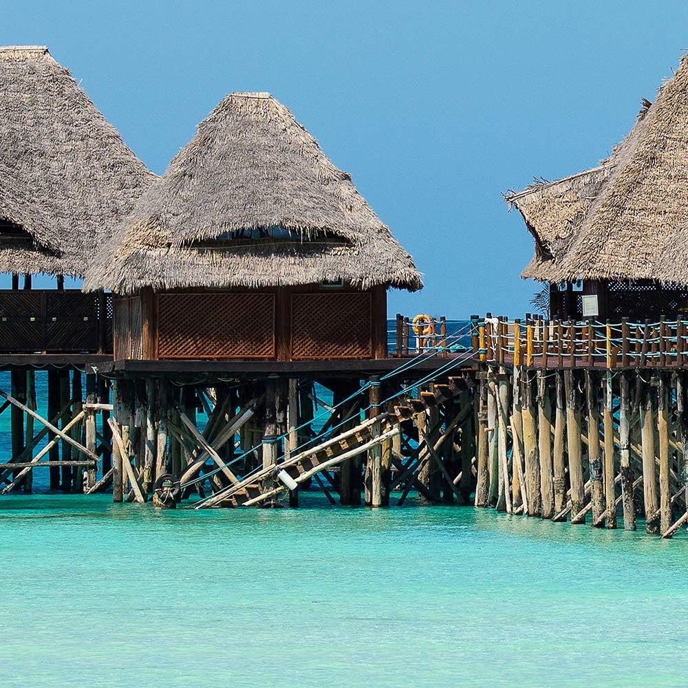 Feeby Viles - Leinwand Bilder - Fensterblick Natur- 120x80 cm- Deko Wohnzimmer - Wandbilder Schlafzi