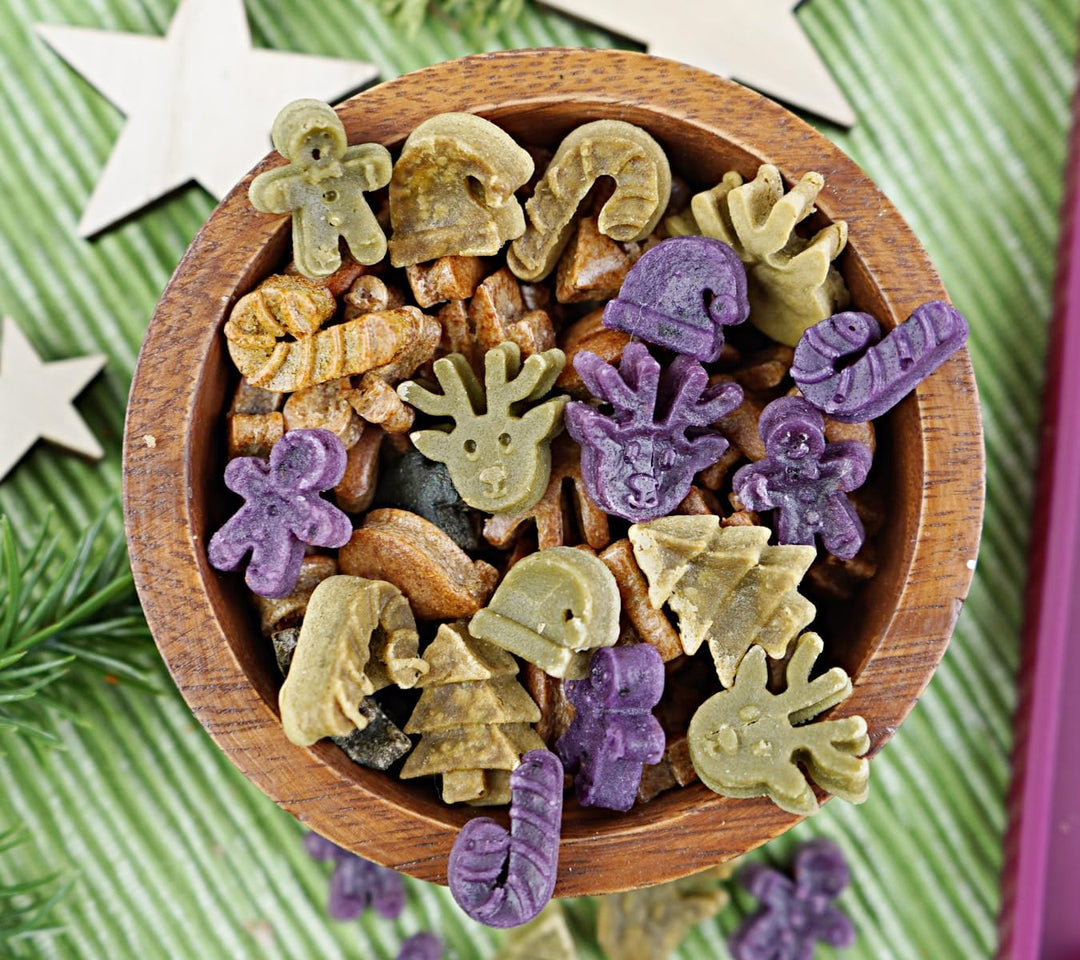 Collory Medium Weihnachten (ca. 2,5 cm) Silikon Leckerli Backmatte, Hundekekse DIY, Schokoladenform,