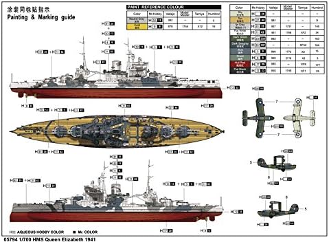 Trumpeter 05794 - Modellbausatz HMS Queen Elizabeth 1941