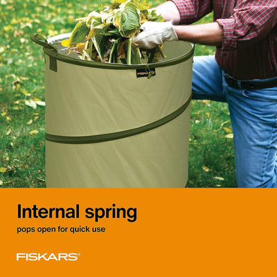 Fiskars Känguru-Gartensack mit harter Unterseite, ca. 18 l Grün, Grün