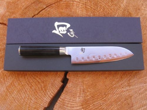 KAI Shun DM-0718 Santoku mit Kullenschliff - 16,5 cm
