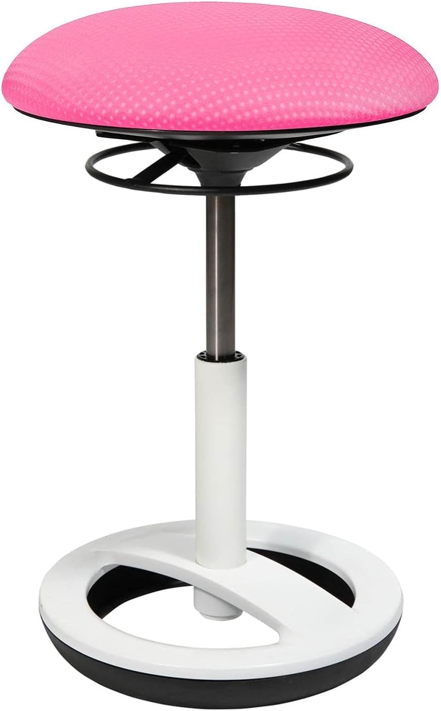TOPSTAR Sitness Bob, ergonomischer Sitzhocker, Arbeitshocker, Bürohocker mit Schwingeffekt, Sitzhöhe
