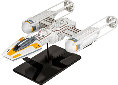 Revell Modellbausatz Star Wars I Geschenkset Y-wing Fighter I Massstab 1:72 I Level 3 Bausatz I Teil