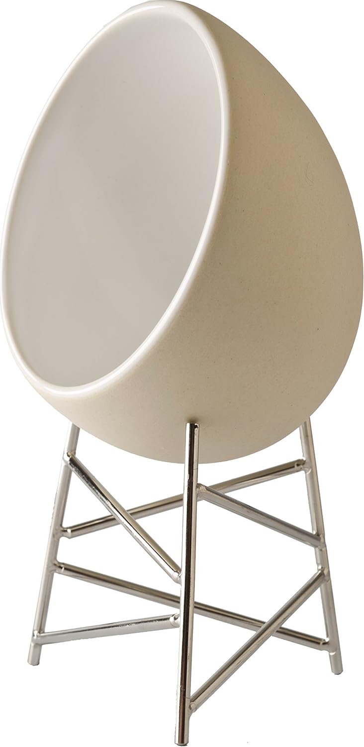 Alessi Le Nid Ramequin Eierschale, Stein, beige, 3 x 21 x 22 cm