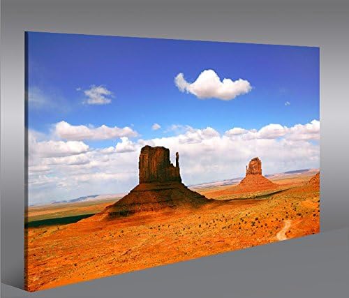 islandburner Bild Bilder auf Leinwand Monument Valley V3 1p XXL Poster Leinwandbild Wandbild Dekoart