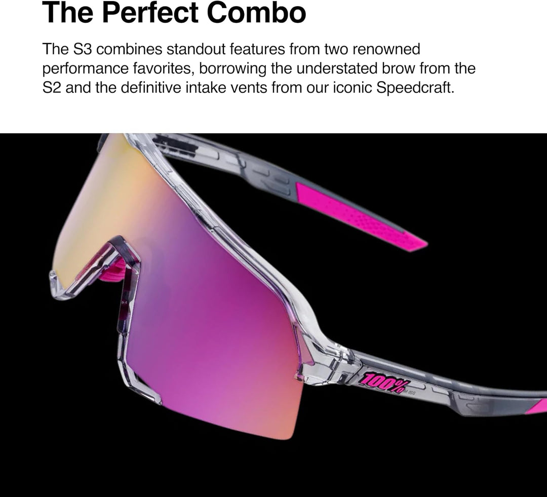 100% MTB-Sportbrille S3 Weiss