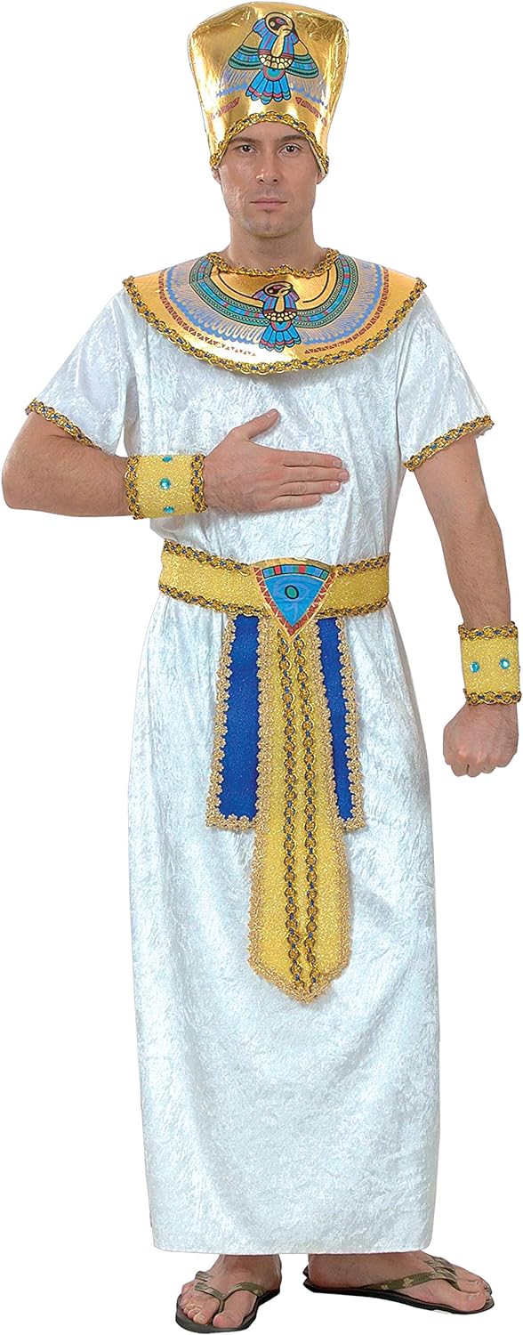 Ciao 16148.XL Erwachsene Kostüm, Herren, Weiss, Blau, Gold