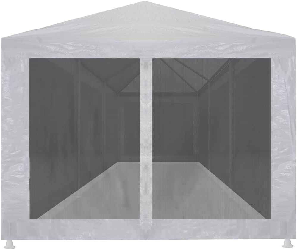 Susany Gartenpavillon Partyzelt Netz-Seitenwände Mit 8 Seitenwände aus Mesh-Netzgewebe, Davon eine m