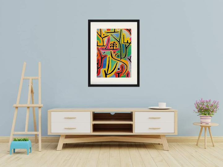 1art1 Paul Klee Poster Park Bei Lu, 1938 Gerahmtes Bild Mit Edlem Passepartout | Wand-Bilder | Im Bi