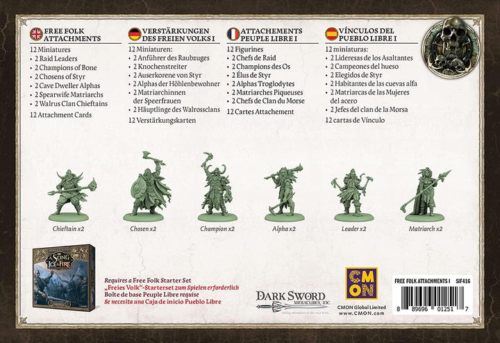 CMON | A Song of Ice & Fire – Verstärkungen des Freien Volks I | Erweiterung | Tabletop | 2 Spieler