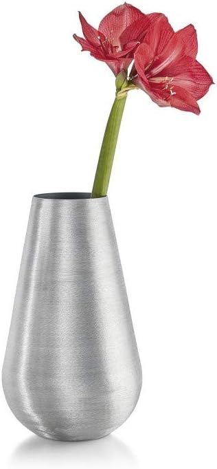 Philippi Lara Vase, Aluminium, Silber, 17 x 17 x 32 cm, 17 x 17 x 32 cm