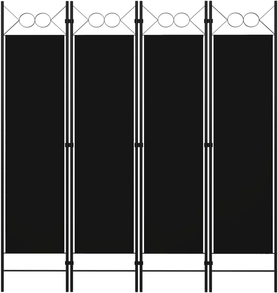 Tidyard Paravent 4 Teilig Stoff Raumteiler Garten Trennwand Balkon Sichtschutz Stellwand Faltbar Sch