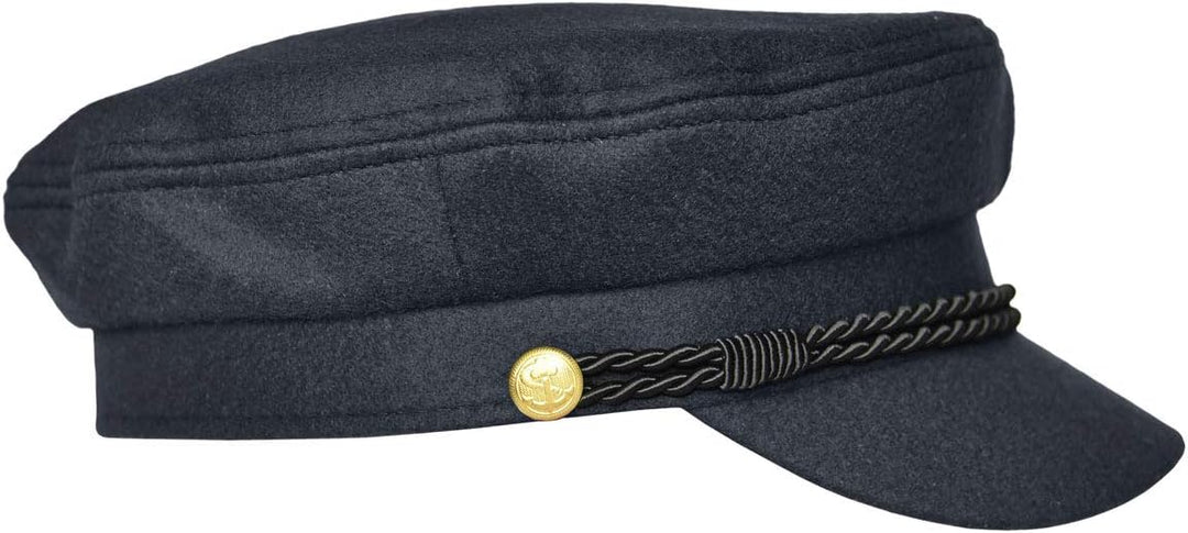 MADSea Unisex Elbsegler Gold Edition Tuch Schirmmütze S dunkelblau, S dunkelblau
