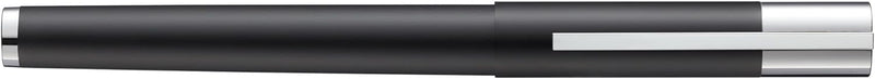 LAMY scala Füllhalter 080 - Füller aus Edelstahl gefertigt In mattschwarz lackiertem Finish mit hoch
