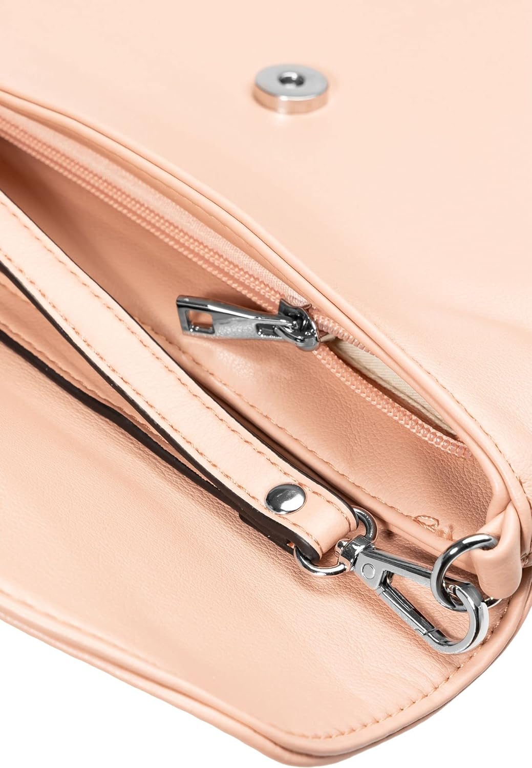 Caspar TA310 Damen Clutch Einheitsgrösse Rosa, Einheitsgrösse Rosa