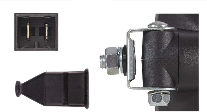 HELLA - Halogen-Arbeitsscheinwerfer - Ultra Beam - 24/12V - geschraubt/Anbau - für waagerechte Befes