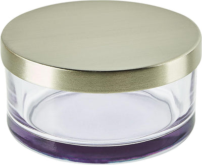 Badezimmer Set 4-teilig aus Glas violett eleganter Stil Telma