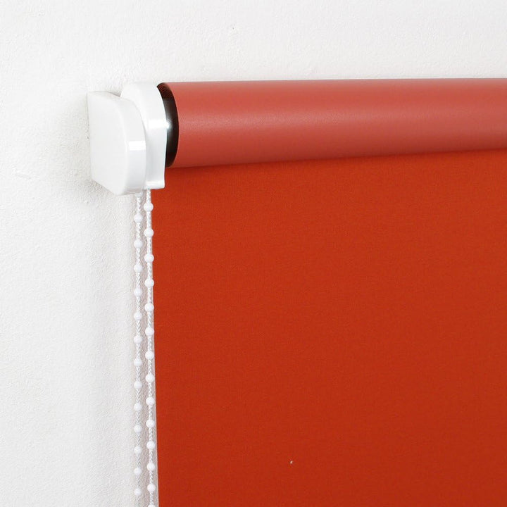 LIEDECO Seitenzugrollo Uni-Verdunkelnd 082 x 180 cm Fb. terracotta Braun 82X180 CM, Braun 82X180 CM