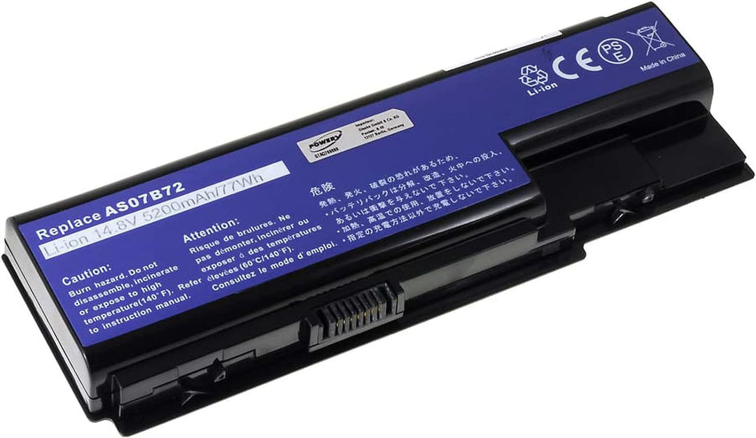 Akku für Acer Aspire 8920G, 14,8V, Li-Ion
