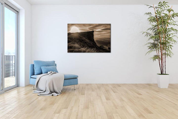deyoli abenteuerliche Wanderung in der Landschaft Thailands Format: 80x60 als Leinwand, Effekt: Sepi