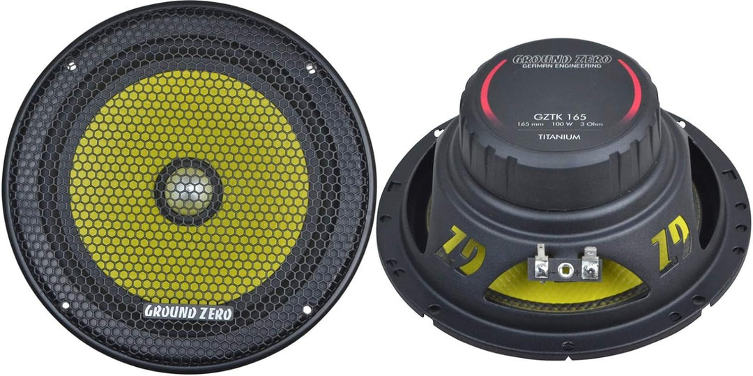 Ground Zero | GZTK 165| 165 mm High-Power Tief-/Mitteltonlautsprecher