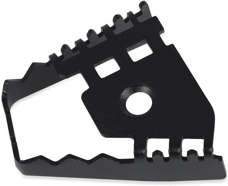 YIEBA Motorradzubehör Fussbremshebel Peg Pad Extension Vergrössern Extender für F800GS F700GS F650GS