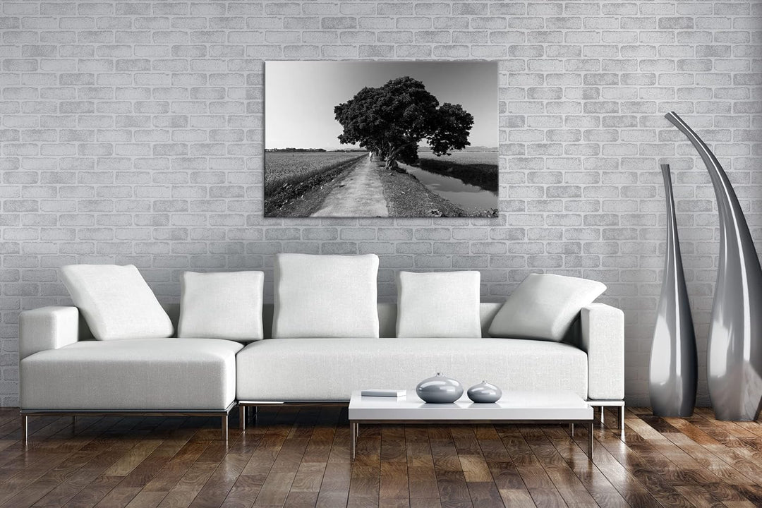 deyoli Ha Lang Landschaft in Vietnam Format: 80x60 Effekt: Schwarz&Weiss als Leinwandbild, Motiv fer