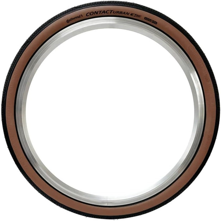 Continental Unisex-Adult Contact Urban Tire, Black/Brown, 16", 16 x 1.35