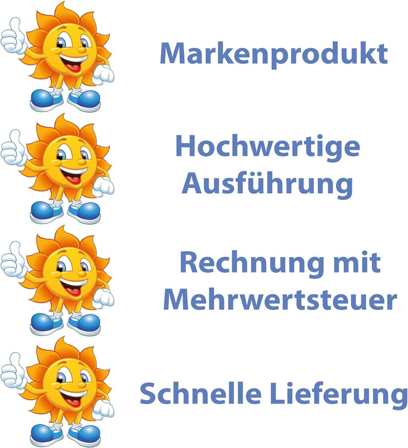 Kleberio® Parkplatz Schild 52 x 11 cm - Besucher - mit Einschlagpfosten 0,75 Meter (75cm) und Montag