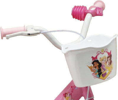 Vélo ATLAS Mädchen Kinderfahrrad 12 Zoll Disney Princess mit 1 Bremse, Rosa, 12''