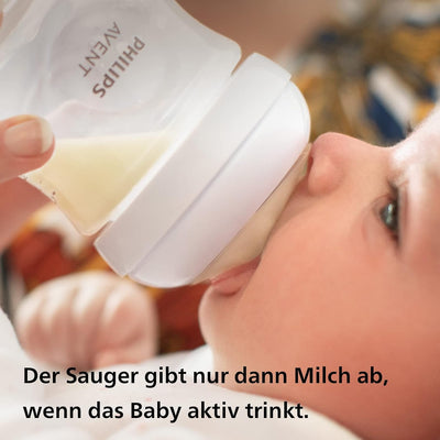 Philips Avent Babyflaschen Natural Response, Geschenkset für Neugeborene – Babys von 0–12 Monaten un