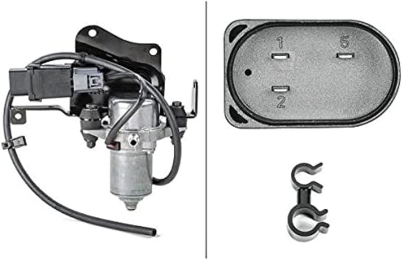 HELLA 8TG 009 428-401 Unterdruckpumpe, Bremsanlage - 12V - 3-polig - elektrisch - mit Halter