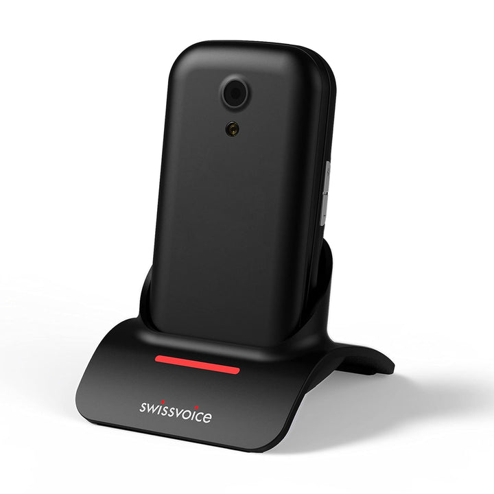 Swissvoice S24 2G Senioren-Klapp-Handy SOS Taste Schwarz