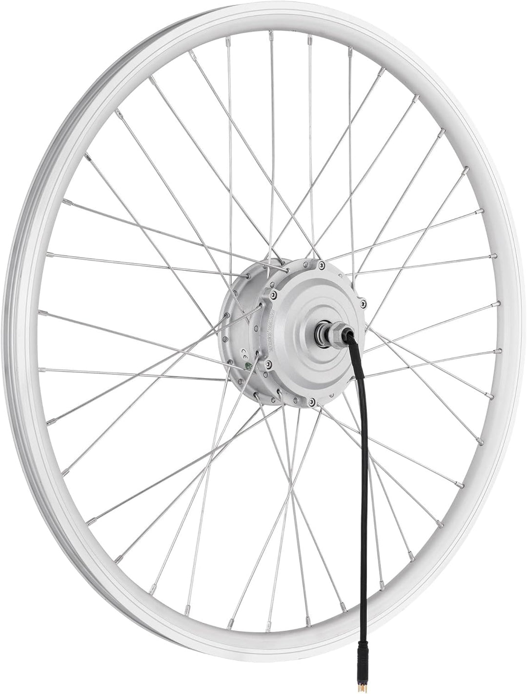windmeile | E-Bike Nabenmotor Vorderrad, eingespeicht, Silber, 20''/26''/28'', 36V/48V, 250W, E-Bike