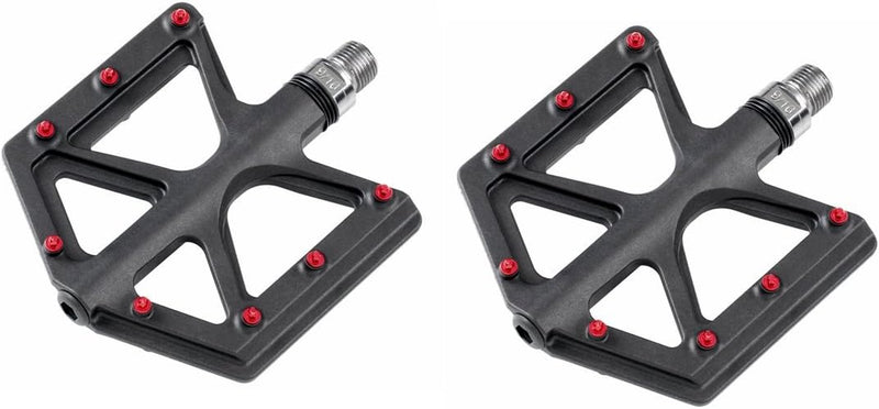 Zeray 1 Paar flache Pedale ZP-D213 Anti-Slip Ultralight Carbon/Harz (flache Pedale)