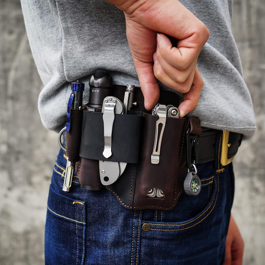 VIPERADE ST1 Multitool Scheide Lederscheide,EDC Taschen Organizer für Herren für Leatherman Multitoo