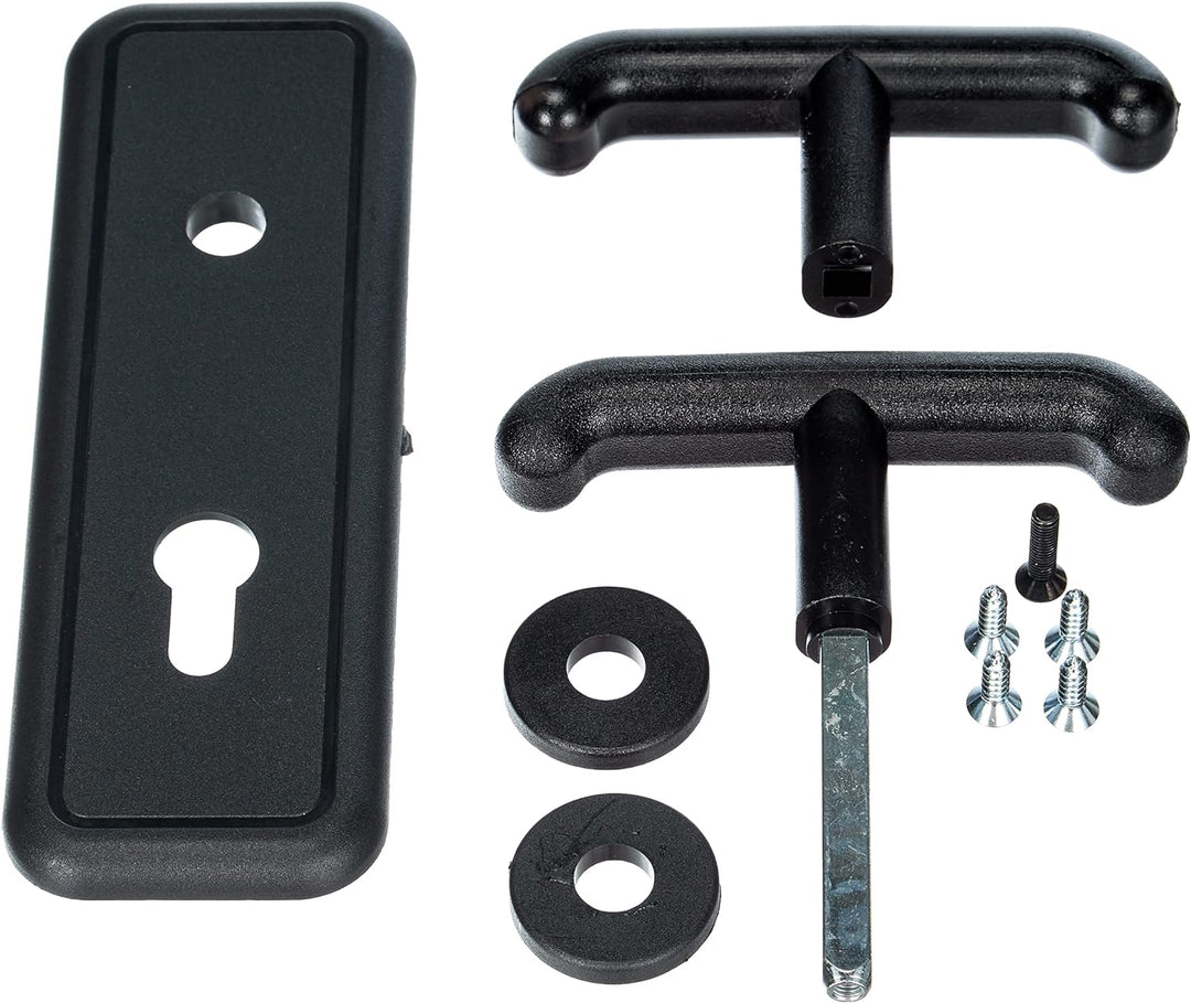 PREFER Set mit Platte und Griff für Schwing- / Garage.