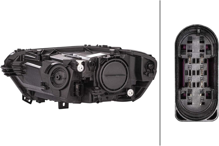 HELLA 1EG 015 086-021 Halogen-Hauptscheinwerfer - rechts - für u.a. Mercedes-Benz Cla (C118)