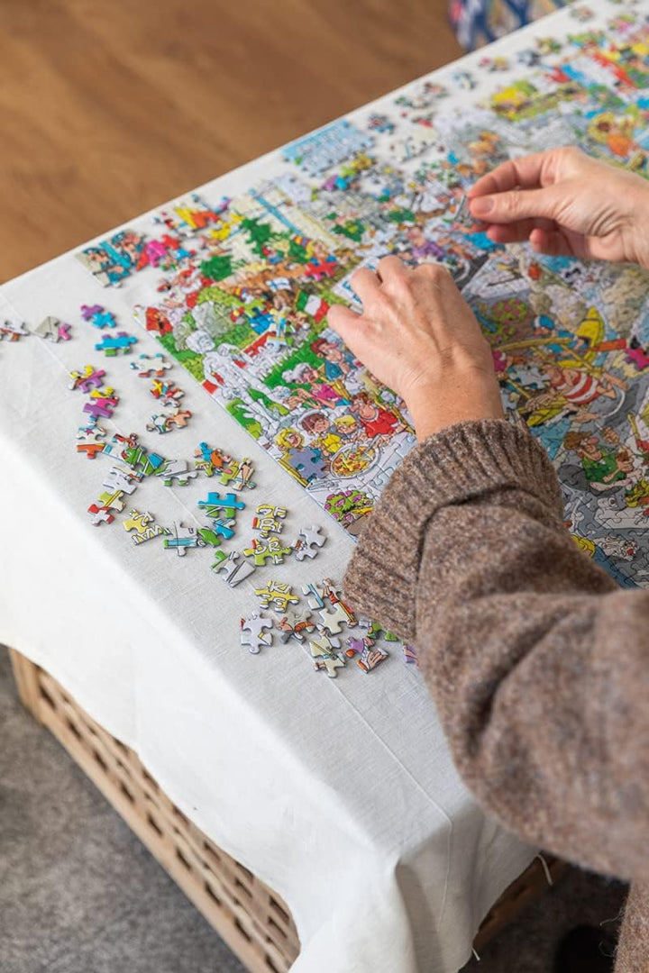 Jumbo 20032 A Trip to The Museum 2x1000 Pieces Jigsaw Puzzle, Mehrfarbig