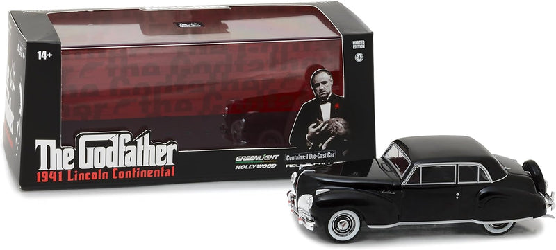 Greenlight 1:43 The Godfather (1972) - 1941 Lincoln Continental - (86507) Druckguss-Fahrzeug, Einhei