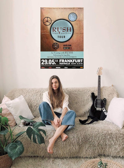 Rush - Time Machine, Frankfurt 2011 » Konzertplakat/Premium Poster | Live Konzert Veranstaltung | DI