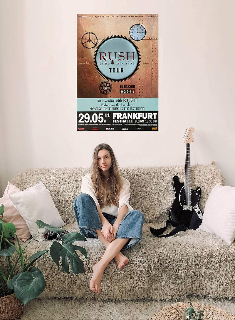 Rush - Time Machine, Frankfurt 2011 » Konzertplakat/Premium Poster | Live Konzert Veranstaltung | DI