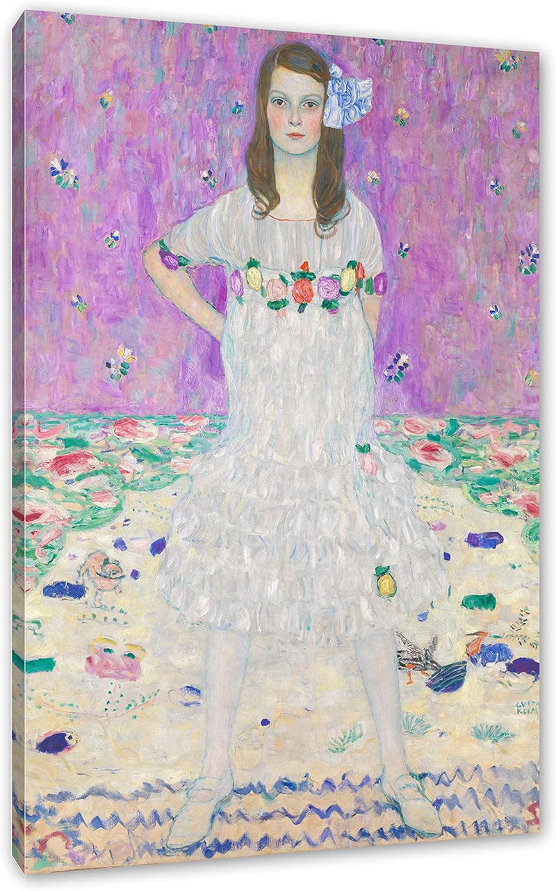 Generisch Gustav Klimt - Mäda Primavesi als Leinwandbild / Grösse: 120x80 cm / Wandbild / Kunstdruck